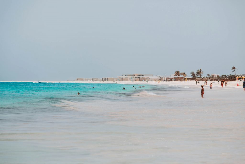 Praia na ilha do Sal, Cabo Verde