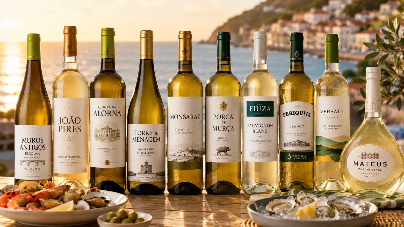 Os 10 melhores vinhos brancos (a menos de 5€) para ter em casa neste verão para petiscadas