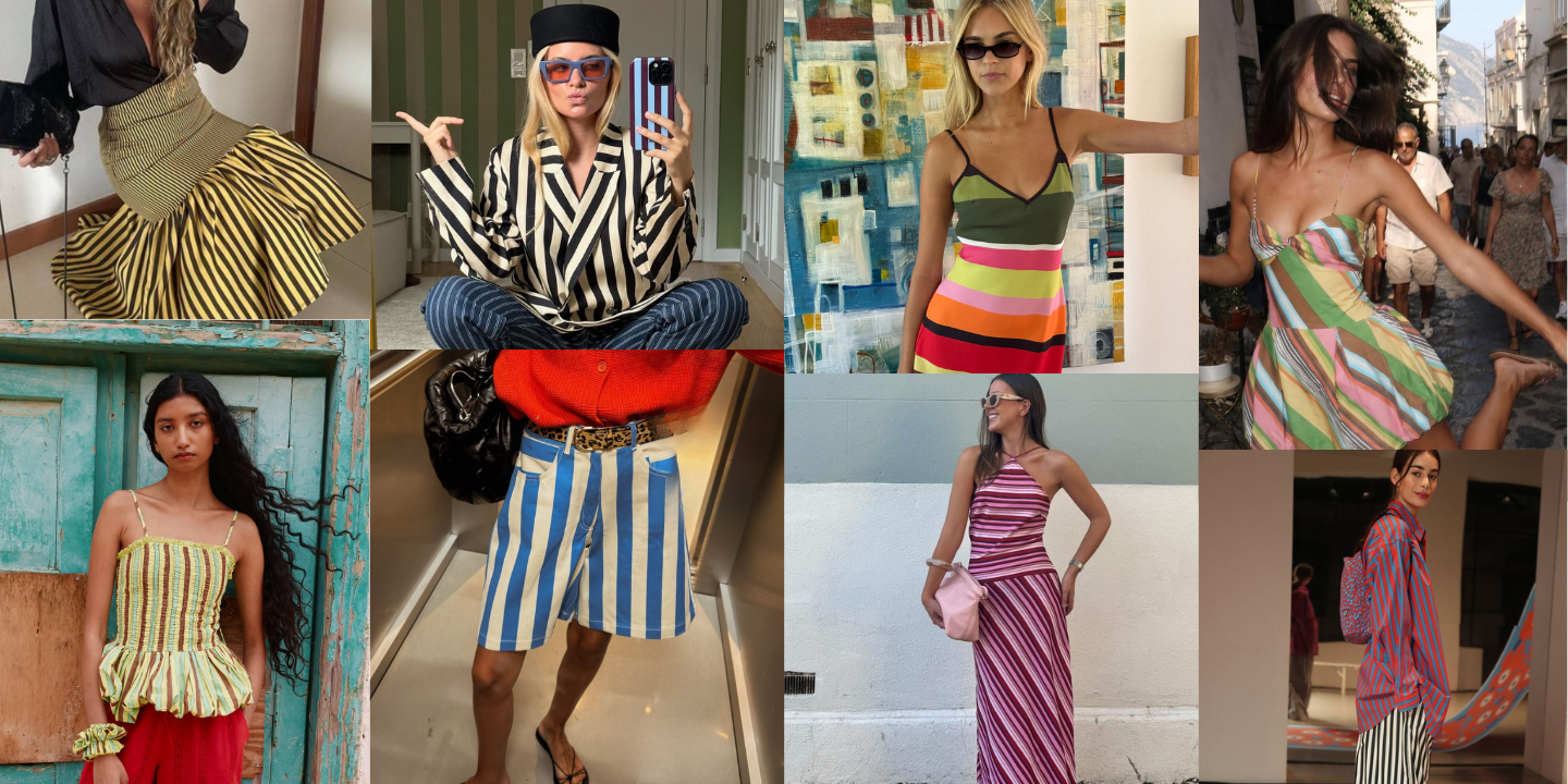 As riscas são um clássico, mas estão mais divertidas do que nunca. Inspire-se nestes 22 looks com o padrão