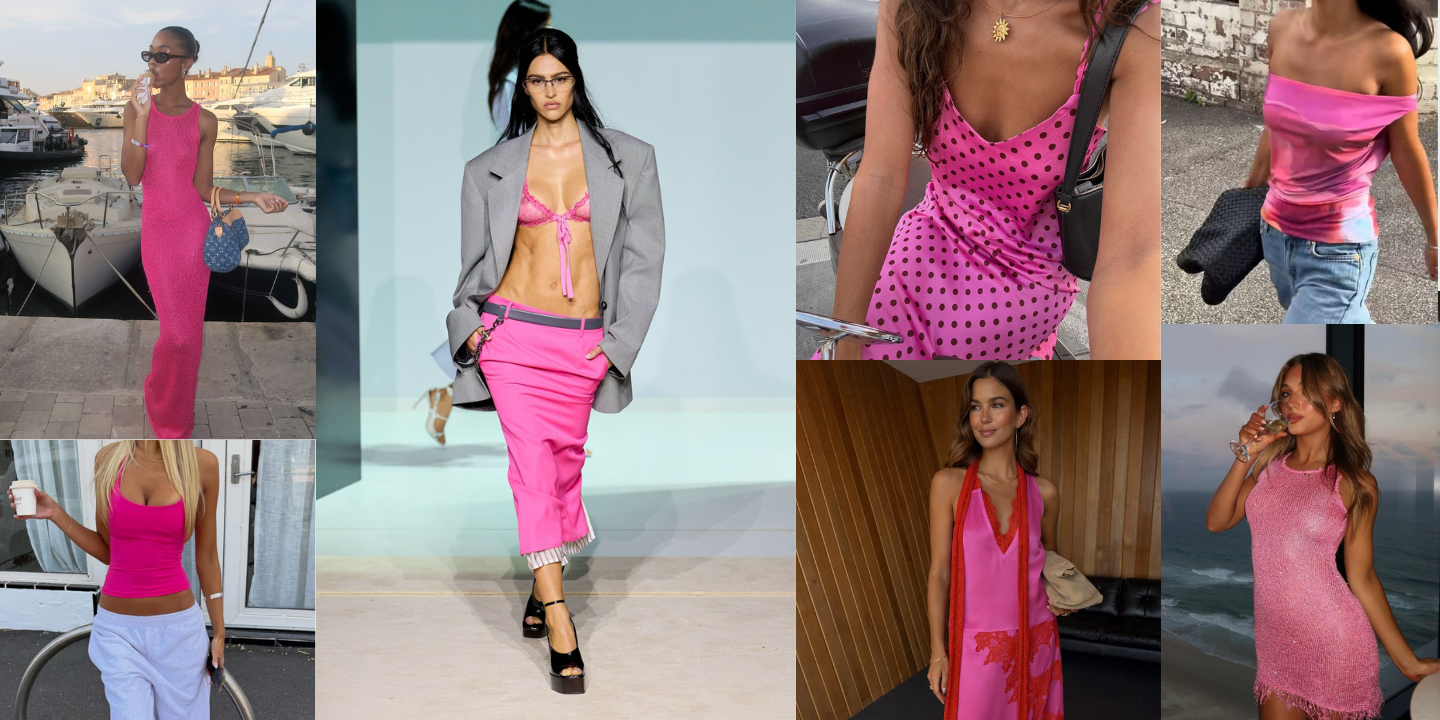 O rosa é a outra grande cor do verão (e até o Mundial ajudou à tendência). Eis 12 looks com este tom