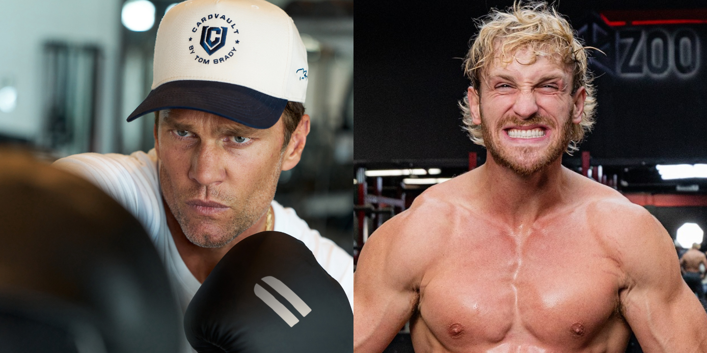 Tom Brady e Logan Paul voltam a picar-se (e até houve uma estalada em palco). Veja o momento viral