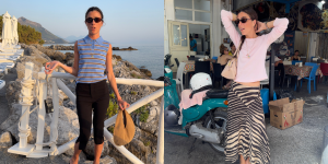 Vicky Montanari prova que bons looks de verão não têm de custar uma fortuna. Saiba de onde são as peças