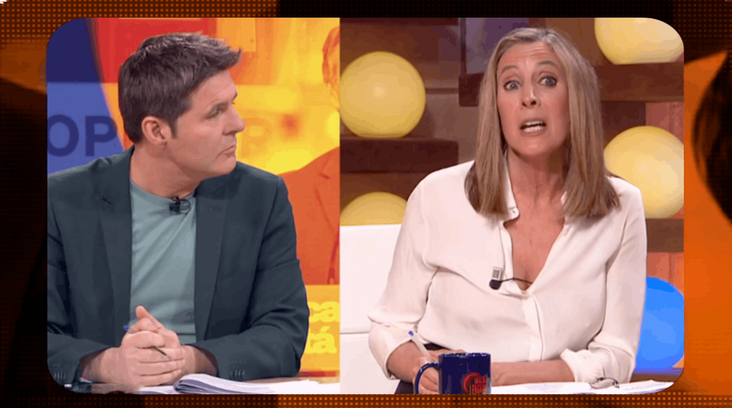 Jornalista abandona programa de TV em direto e em lágrimas após acusar apresentador de humilhação. Veja o vídeo