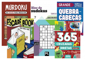 Entretenha-se à beira-mar. 5 livros de jogos e enigmas para levar para a praia este verão