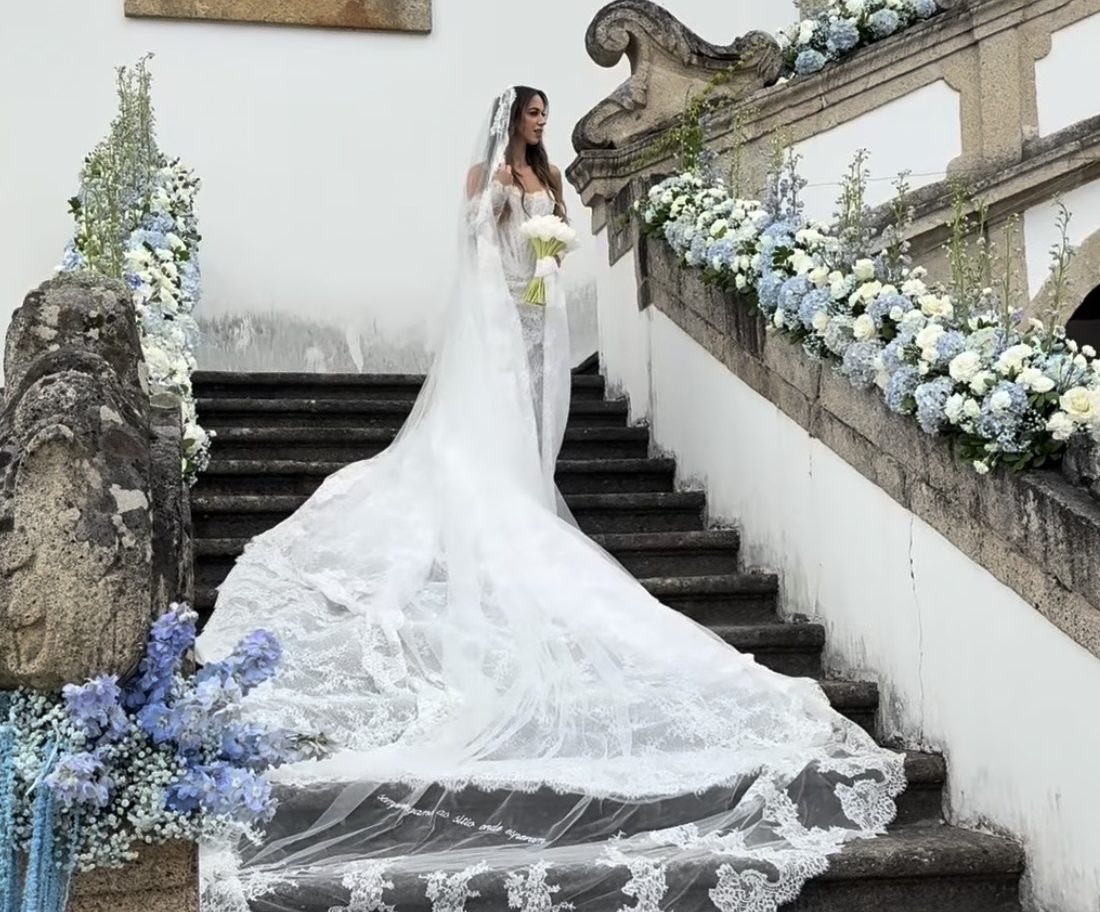 Ágata Rodrigues já casou. Veja as fotos do vestido de noiva que roubou as atenções