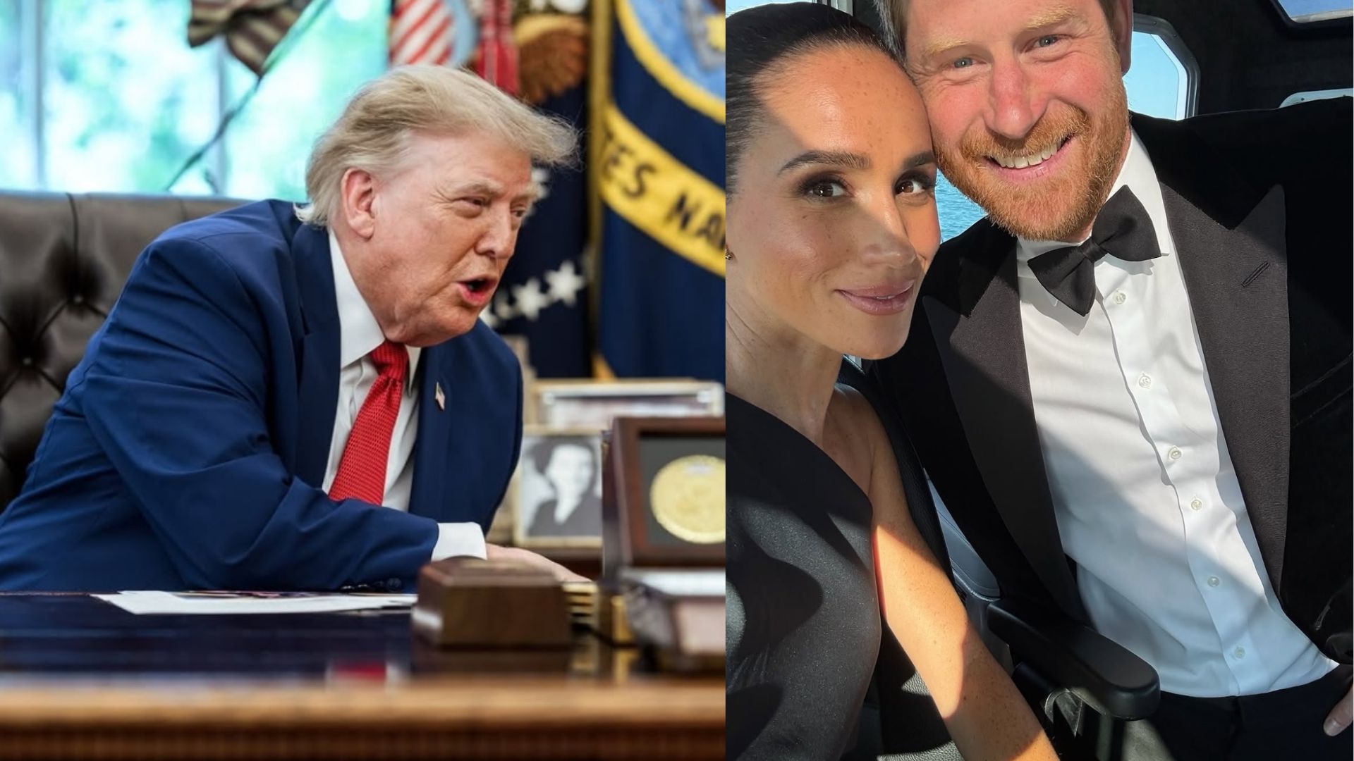 Donald Trump reage ao regresso de Harry e Meghan ao Reino Unido. “Não os teria aceitado de volta”