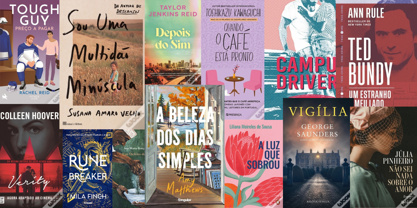 Precisa de uma pausa na rotina? Estes 18 livros acabaram de chegar às livrarias e merecem um lugar na sua estante