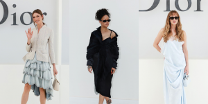 Jennifer Lawrence, Rihanna ou Karlie Kloss. Adorámos os looks destas 16 celebridades no desfile da Dior