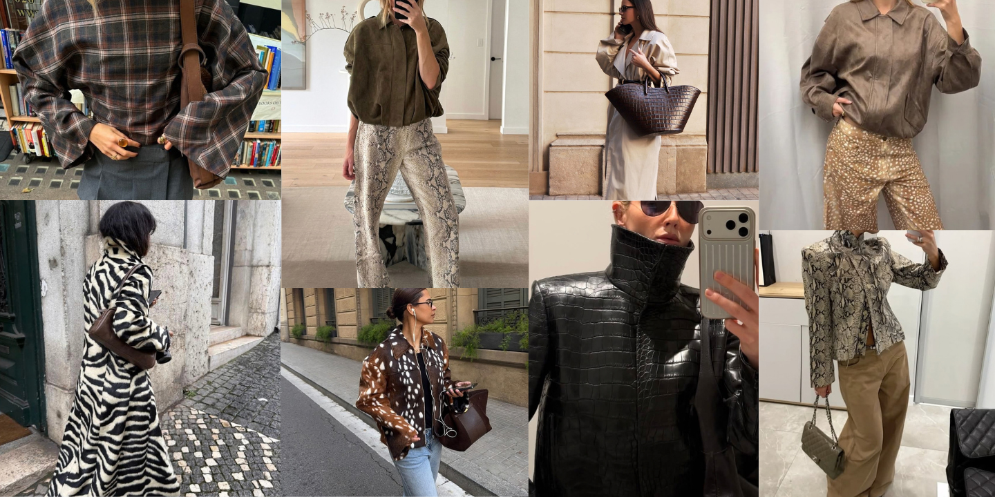 Do bambi ao xadrez. Somos fãs destes 5 padrões e texturas para dar outra vida aos looks de outono