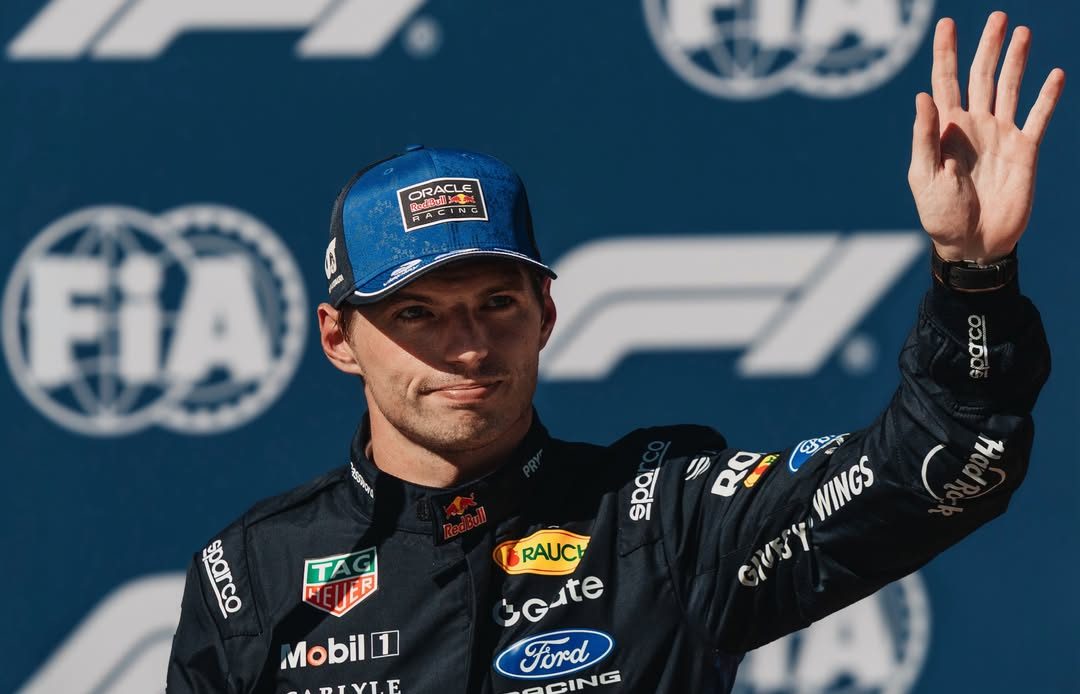 Max Verstappen está de parabéns. Espreite as fotos do piloto da Red Bull