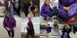50 sombras de roxo. Este é tom que promete bombar no outono e temos 15 looks para se render à tendência