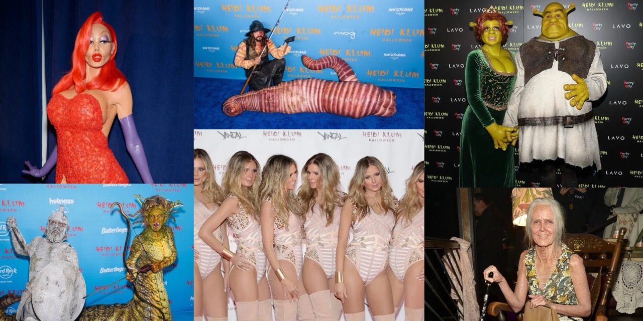 Heidiween. De Medusa a minhoca, relembre os disfarces que fizeram de Heidi Klum a rainha do Halloween