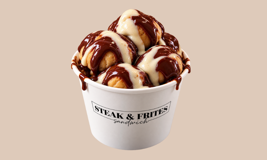 A sandes viral de Olivier já tem sobremesa a acompanhar. Conheça os profiteroles do Steak & Frites (que não chegam a 6€)