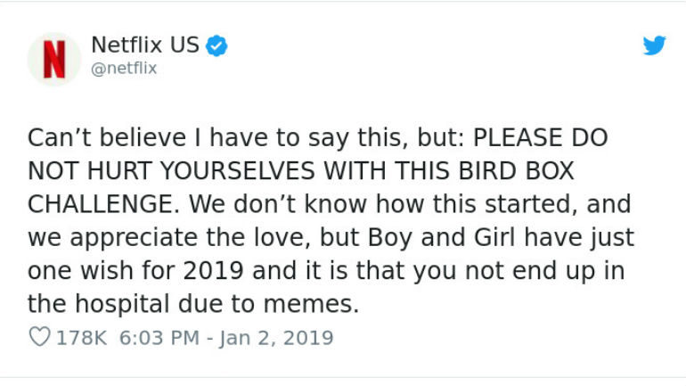Desafio inspirado em 'Às Cegas' é perigoso mas torna-se viral — e a Netflix já lançou um alerta