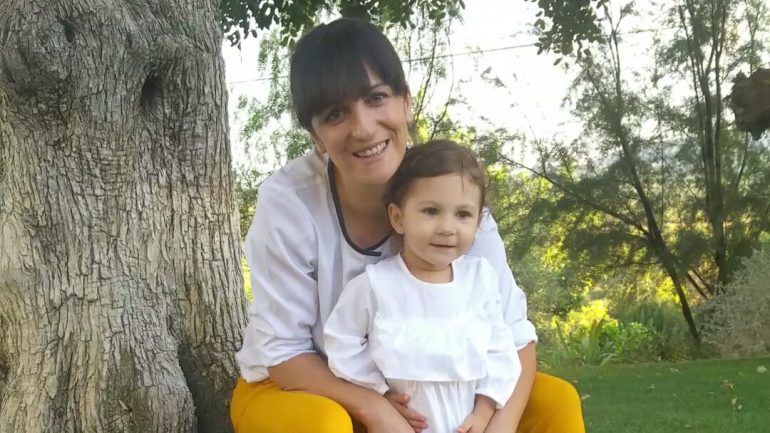 Ana Pereira e a filha Francisca