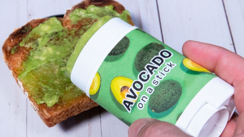 Abacate roll-on. E se pudesse barrar o abacate na sua comida?