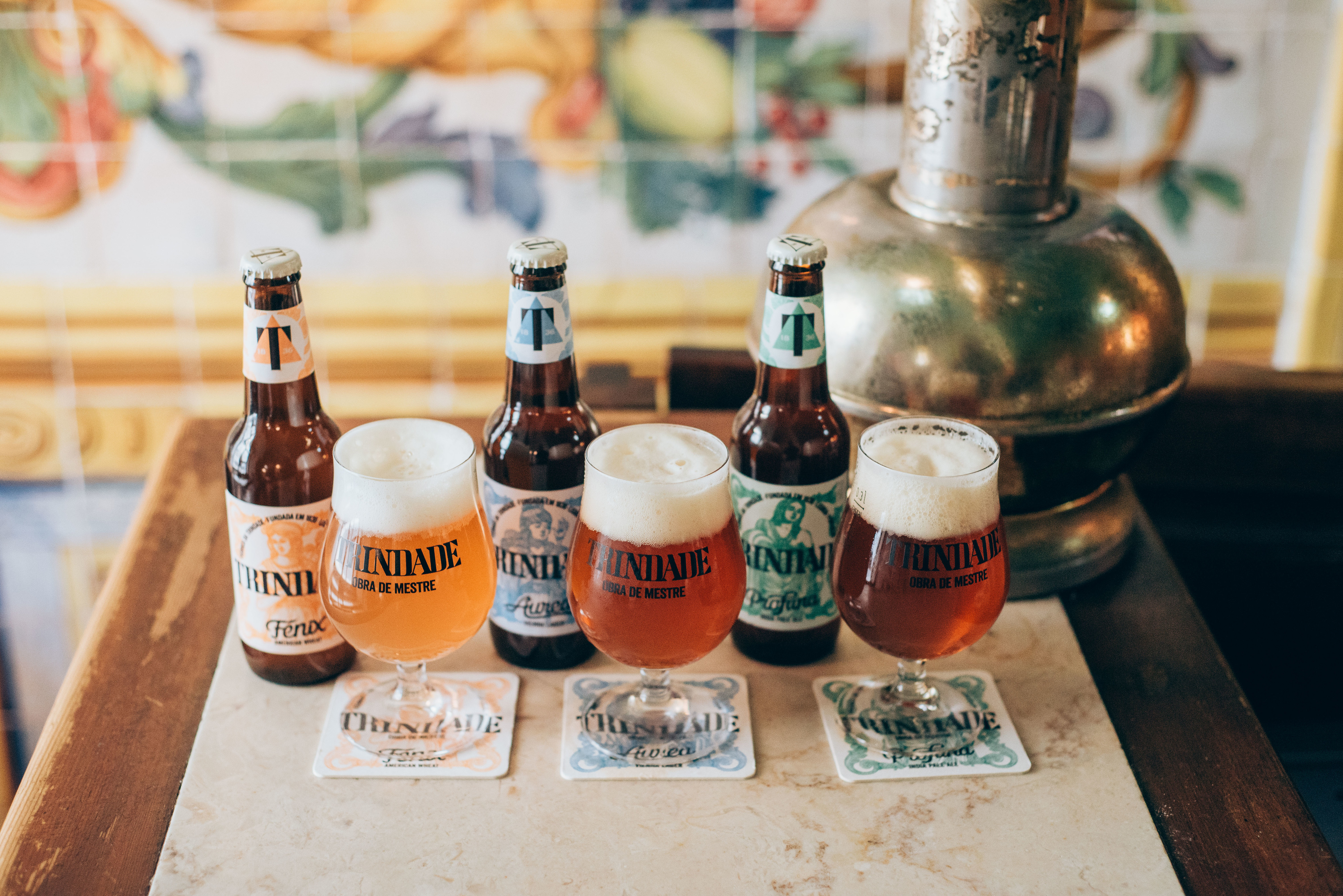 Esqueça o vinho. E que tal um jantar cervejeiro com vista para o Tejo?