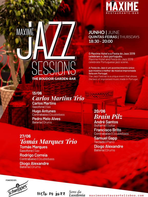 As Maxime Jazz Sessions decorrem às quintas-feiras 