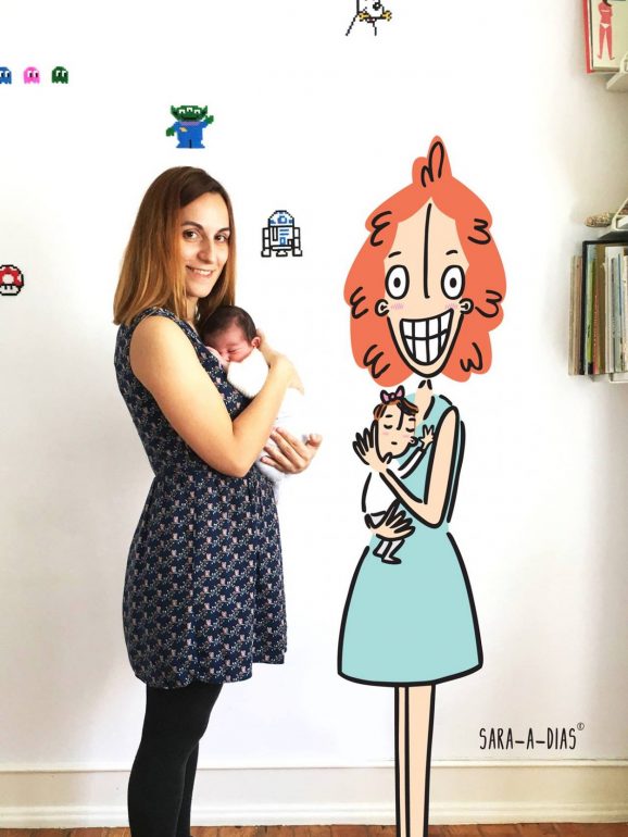 Sara e a filha Salomé