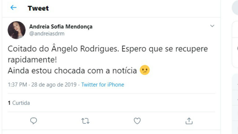 Os seguidores do ator partilharam mensagens de apoio pelas redes sociais