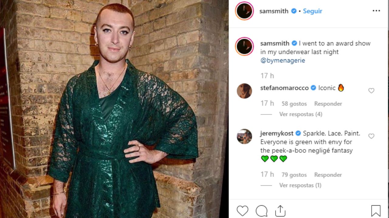 Sam Smith foi consagrado Personalidade do Ano nos prémios Virgin Atlantic Attitude Awards