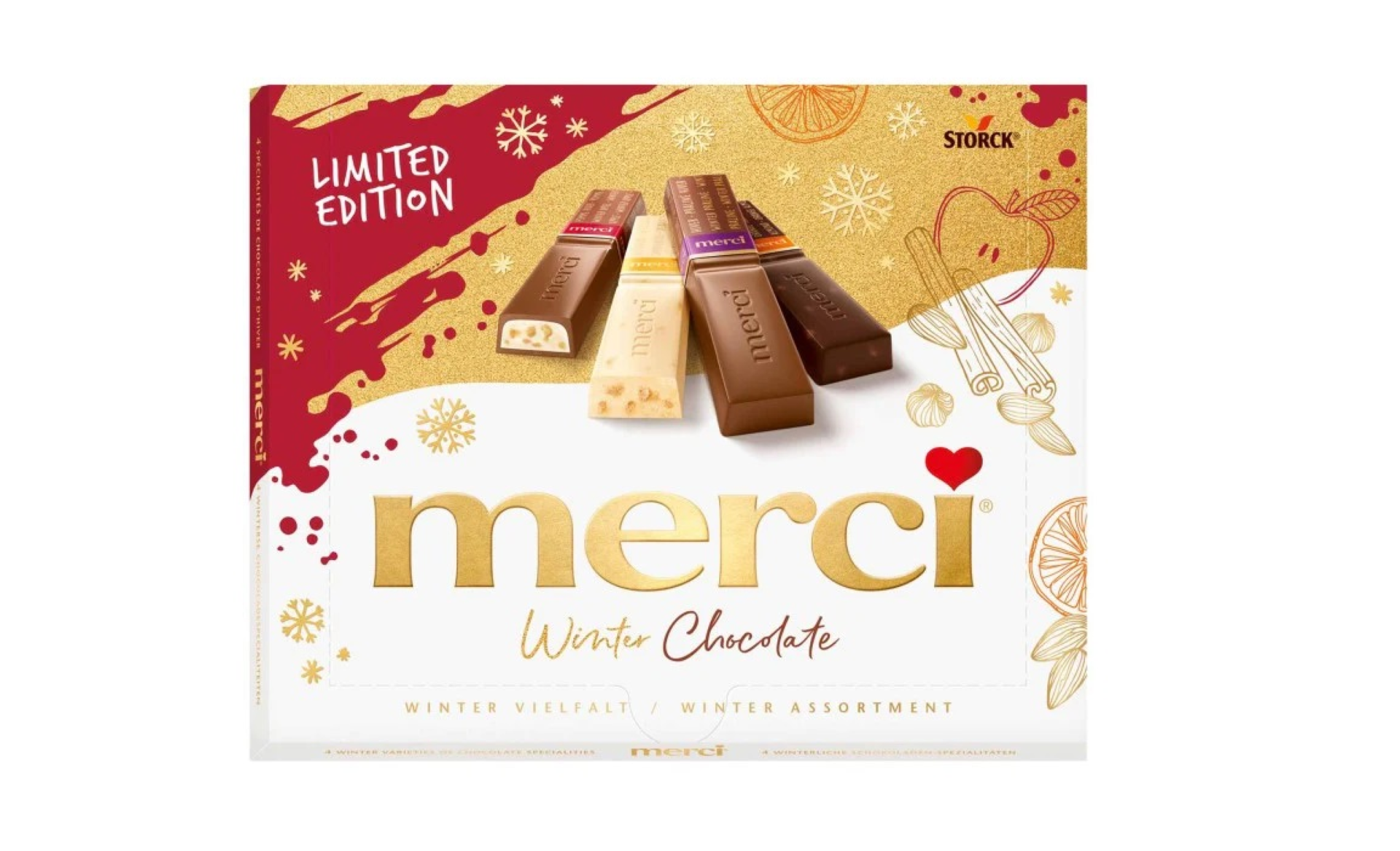 Esqueça os bombons aborrecidos. A nova edição limitada da merci vai aquecer o inverno (e deixá-lo bem mais doce)