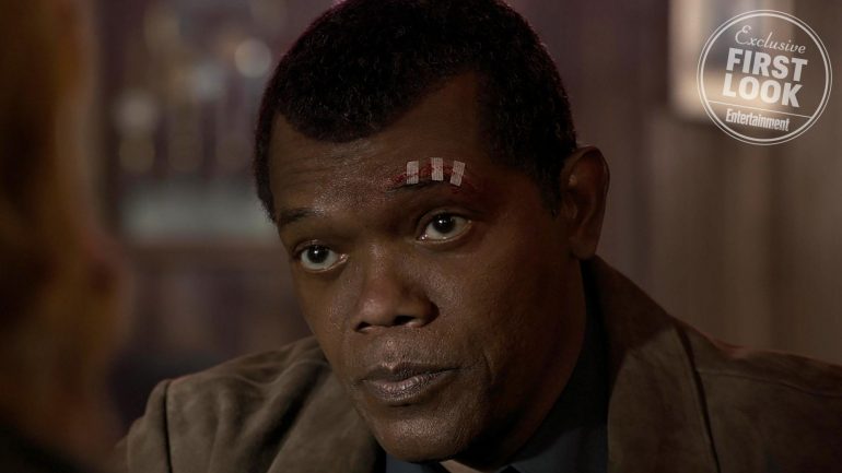 Samuel L. Jackson foi digitalmente rejuvenescido para este filme