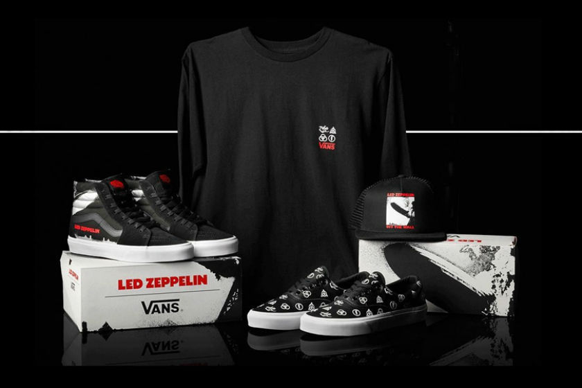 O primeiro álbum dos Led Zeppelin está estampado na nova coleção da Vans
