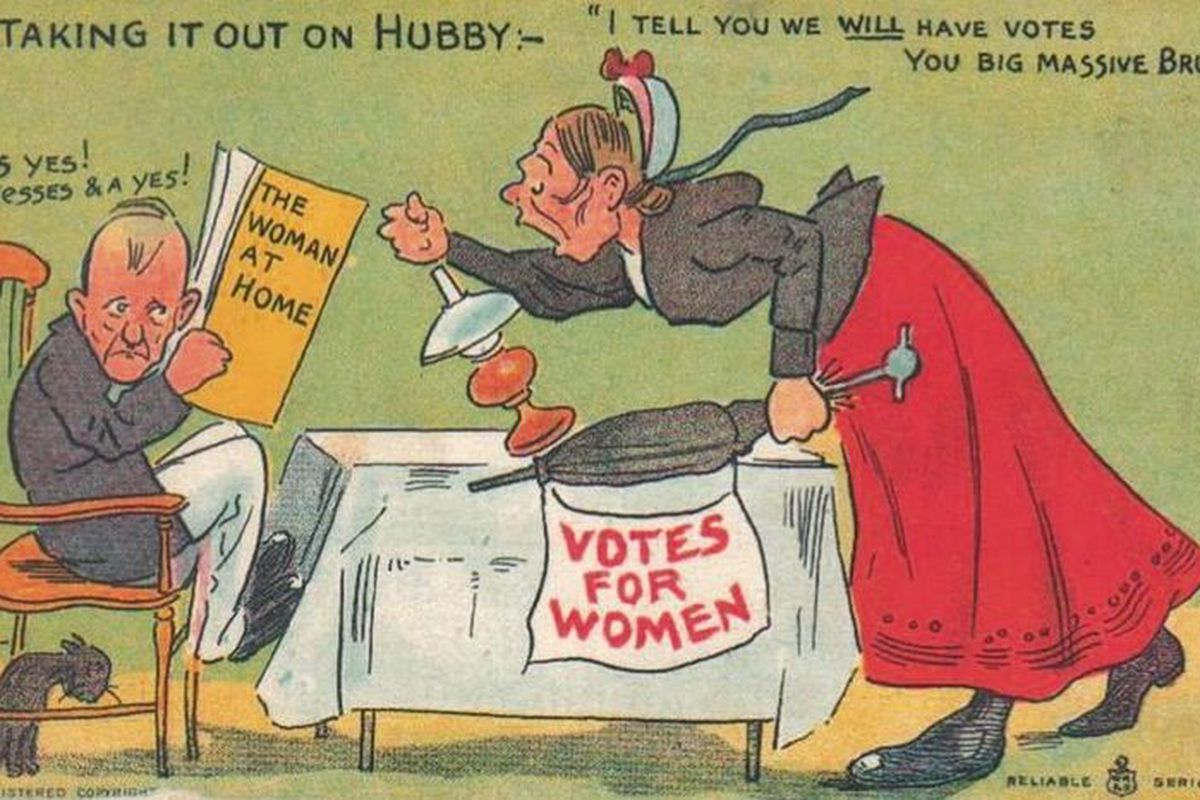 27 posters que mostram o perigo do voto feminino
