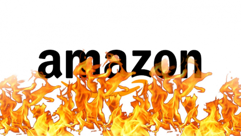 'Disseram-me que a Amazon está a arder. Espero que tenha começado só depois de mandarem a minha encomenda', foi a piada que acompanhou a imagem