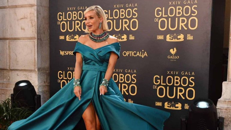 Luciana Abreu saiu a meio dos Globos de Ouro. “Se é para isto não contem mais comigo”