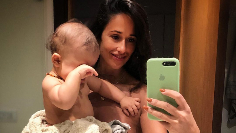 Rita Pereira com o filho 