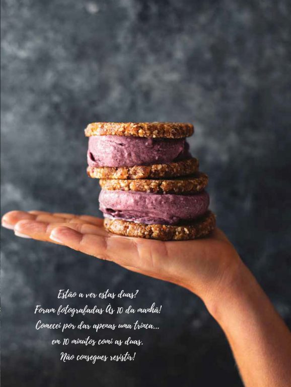 Uma sanduíche de gelado de açaí (e mais 4 receitas do novo livro de Isabel Silva)