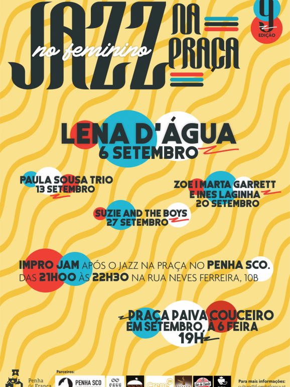 Há jazz gratuito num jardim de Lisboa — e com cartaz no feminino