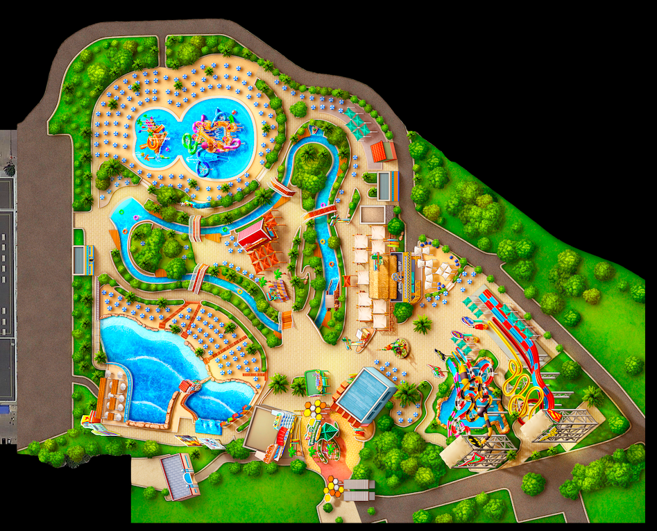parque warner beach
