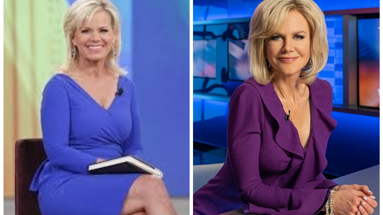 Gretchen Carlson à esquerda; Nicole Kidman à direita