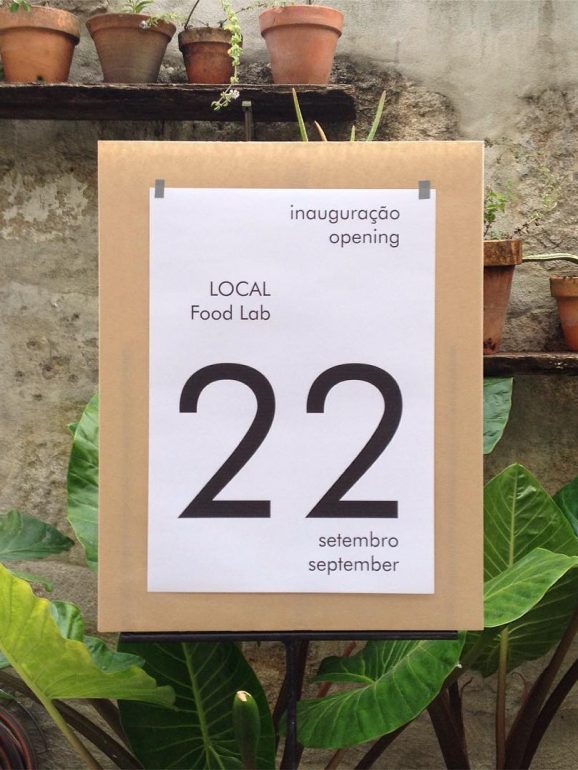Para inaugurar o LOCAL Food Lab está a ser organizado um almoço comunitário