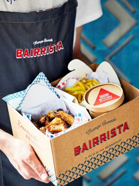 O Bairrista tem a sua própria linha de take away, sem recurso a plástico e alumínio