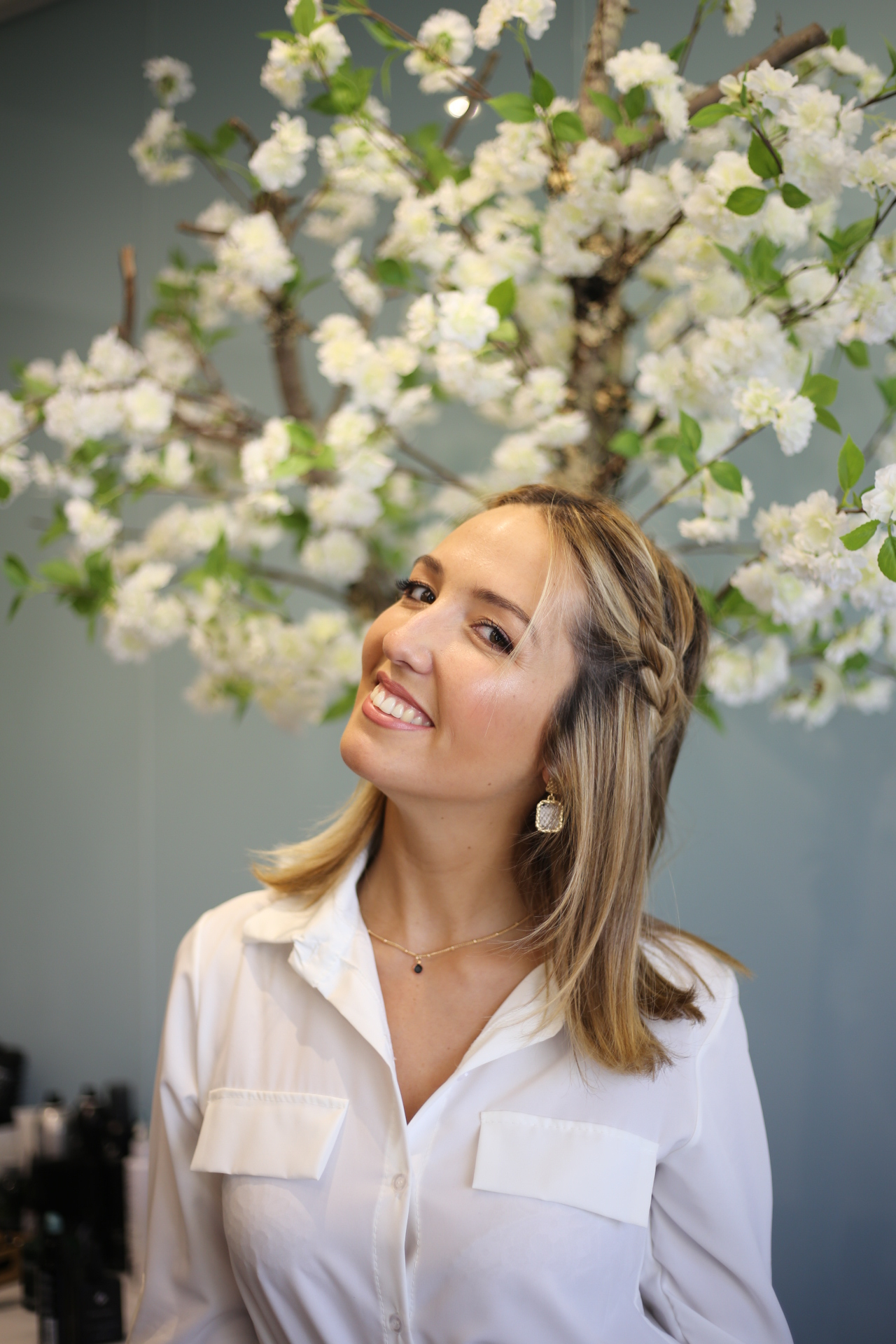 Sugestão de penteado: um semi apanhado com tranças