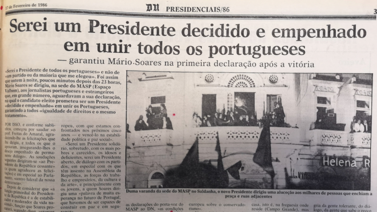 A vitória de Mário Soares