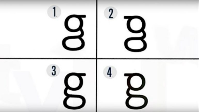 E se lhe dissermos que quase toda a gente erra ao escrever a letra “g” minúscula? Acha que sabe? Olhe que não…