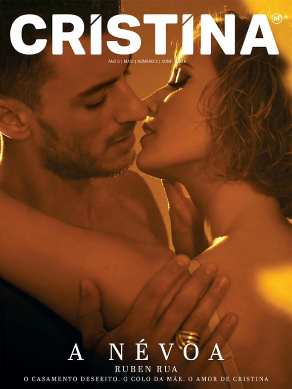 A capa protagonizada por Cristina Ferreira e Rúben Rua 