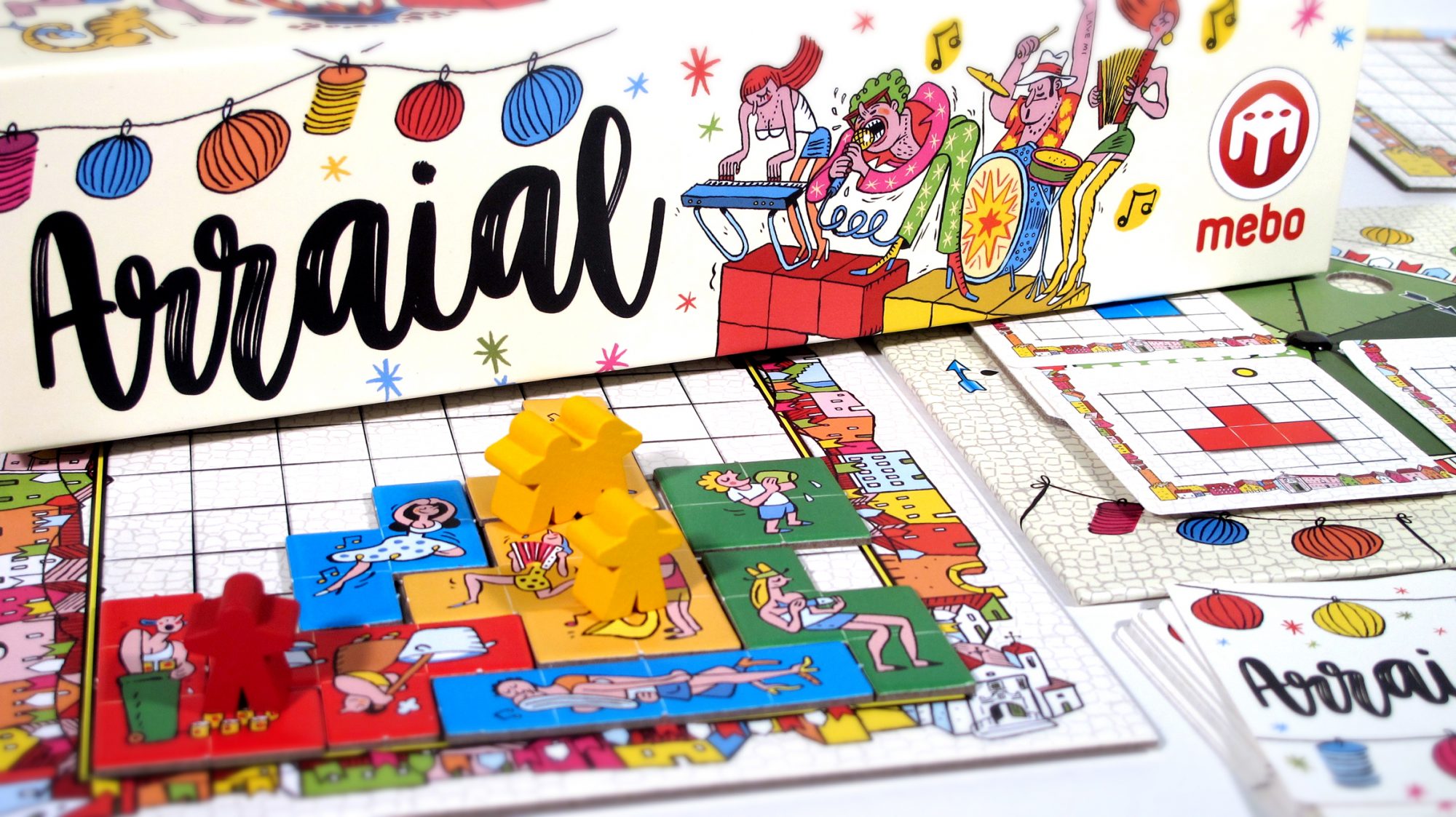 Arraial é sardinha, é marcha popular e agora também é jogo de tabuleiro