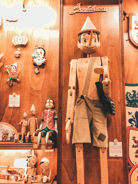 Bartolucci, loja de brinquedos de Madeira, em Roma.