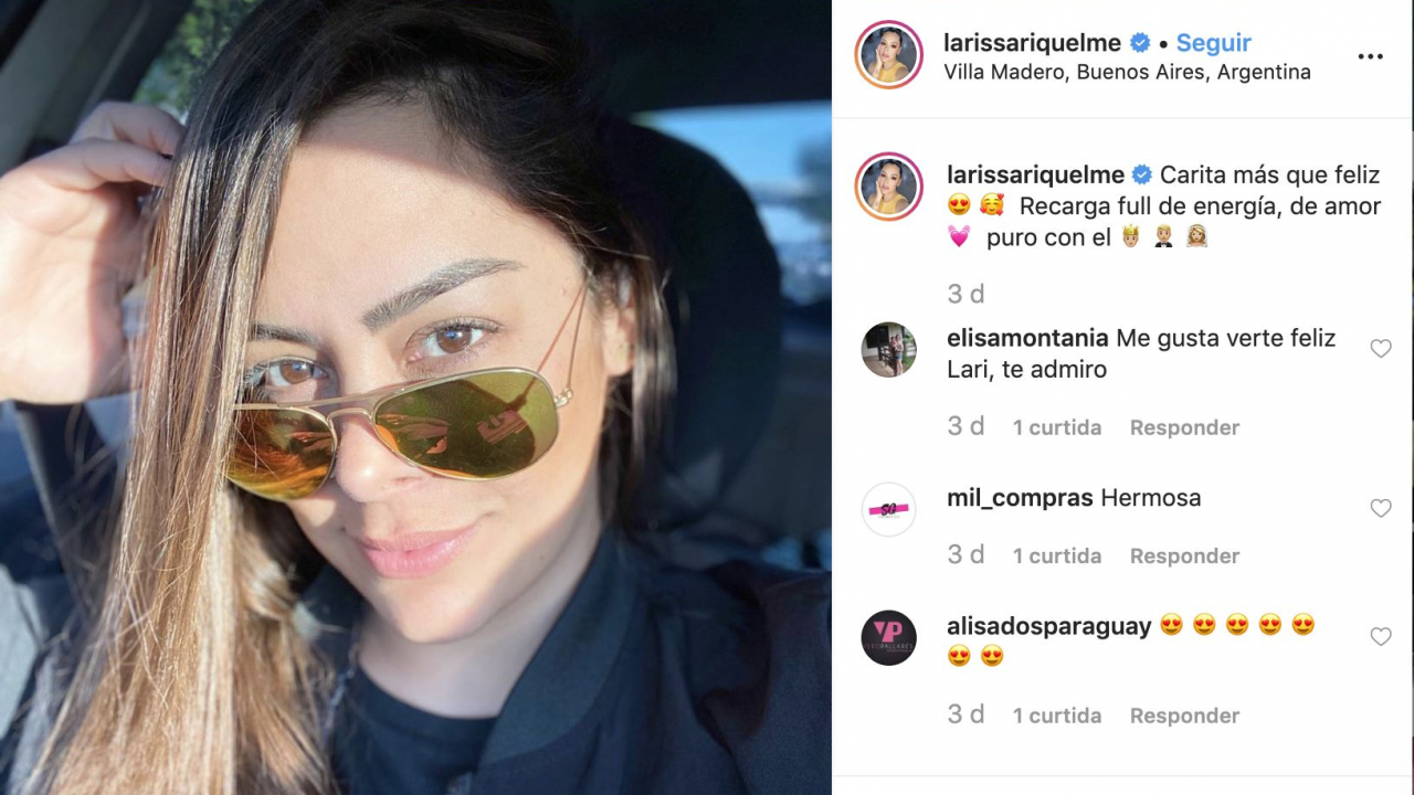 Fotografia partilhada na página de Instagram da modelo