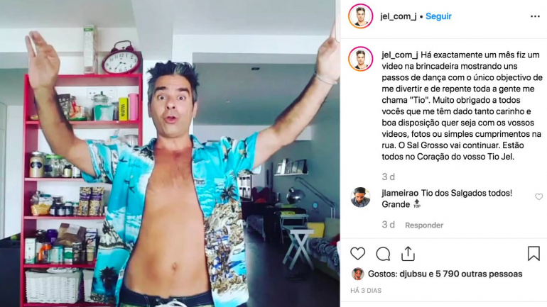 Um mês depois do primeiro vídeo, o tio partilhou um post de agradecimento pelo feedback tão positivo que tem tido