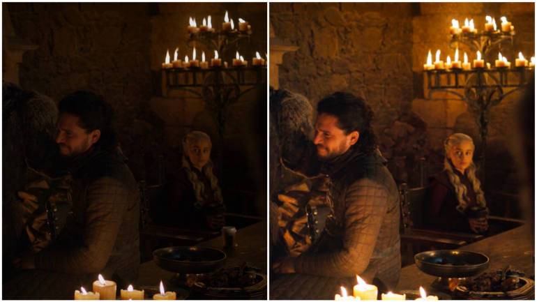 'A Guerra dos Tronos'. Emilia Clarke falou finalmente sobre o copo de chá — e garante que não era dela