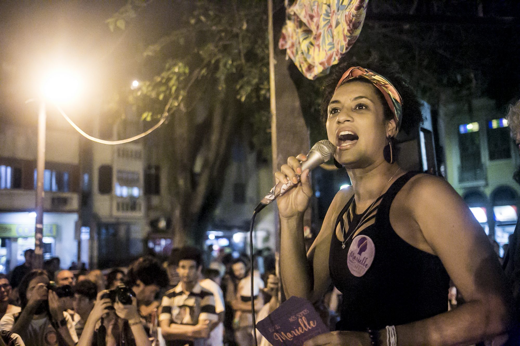 Vhils homenageia Marielle Franco no festival Iminente
