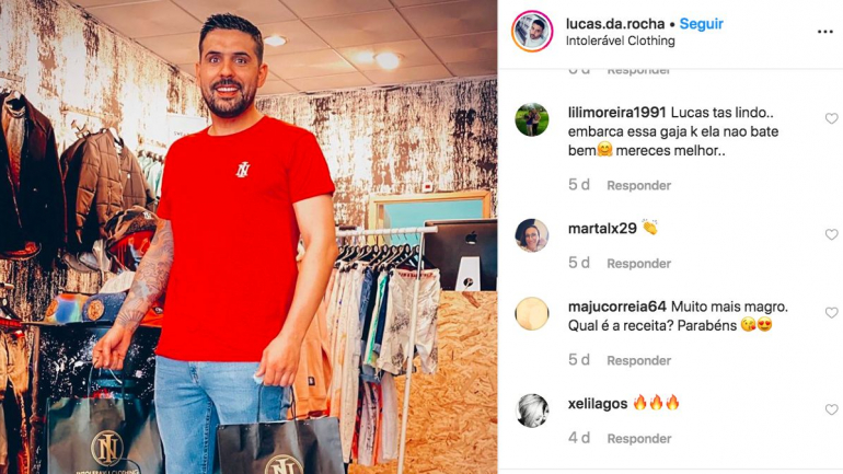 Lucas  de 'Casados à Primeira Vista' explica como perdeu 12 quilos. Veja as imagens que partilhou no Instagram