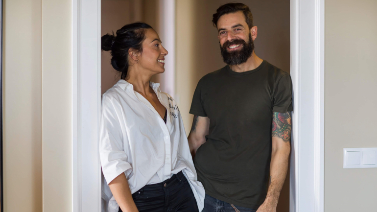 Paula Madeira com o marido, Ricardo